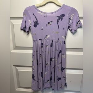 Kyte Baby purple shark twirl dress. Size 4T. Sold Out!